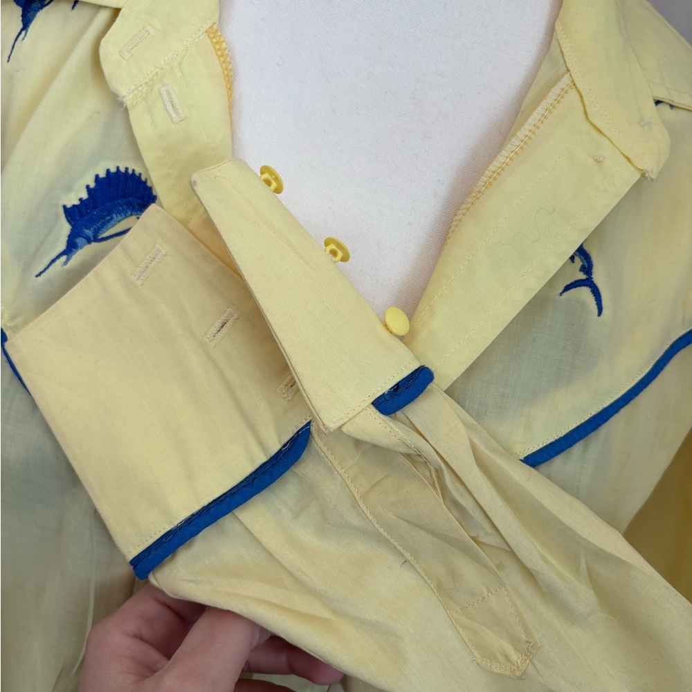Vintage-Inspired Yellow Western Embroidered Blouse - Picture 3 of 7
